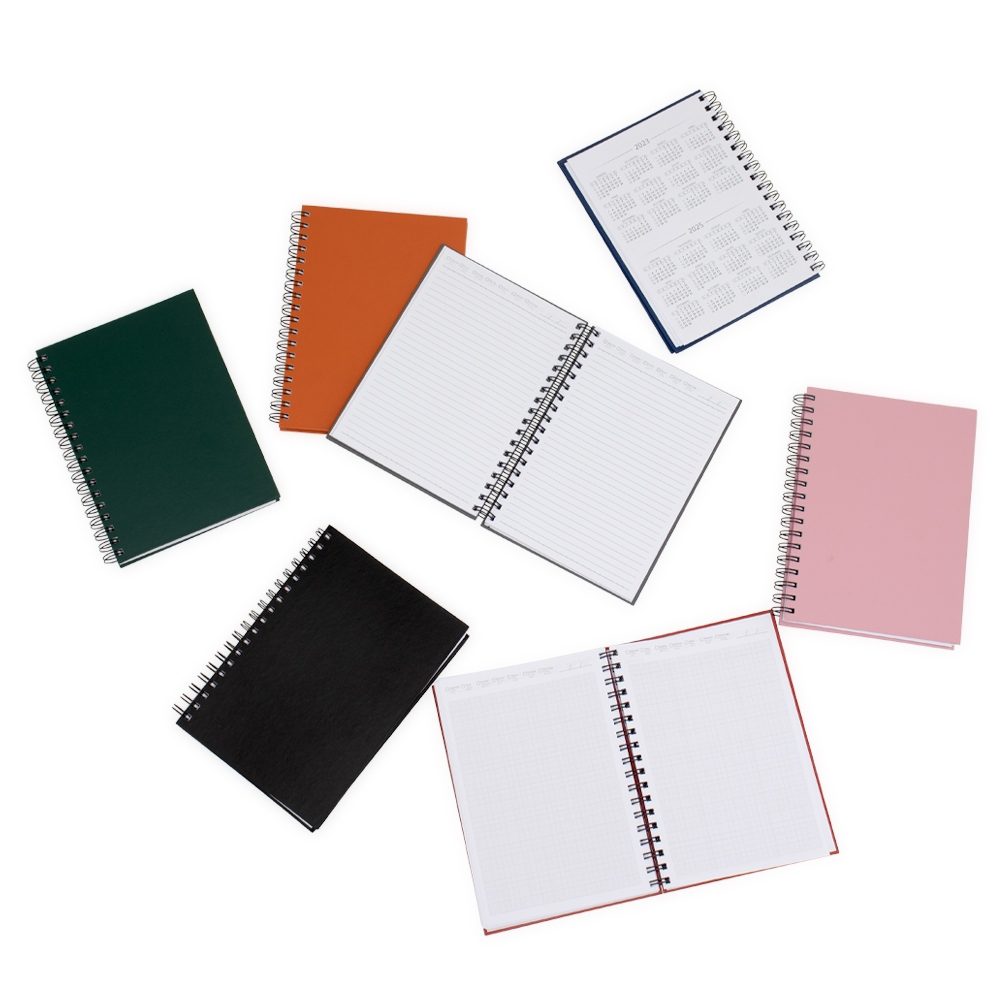 Caderno Cromato Personalizado para Brindes Corporativos - X14974 para Brindes de Eventos e Feiras da Zen Brindes.