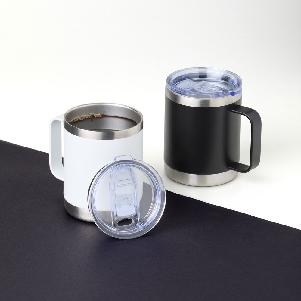 Caneca Térmica Personalizada 390 ml - X06061 para Brindes de Eventos e Feiras da Zen Brindes.