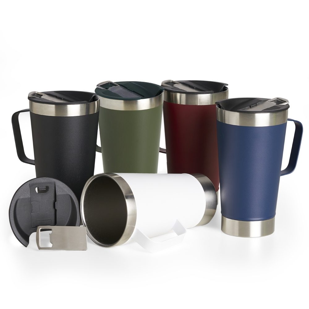 Caneca Térmica Personalizada 500 ml - X04082L para Brindes de Eventos e Feiras da Zen Brindes.