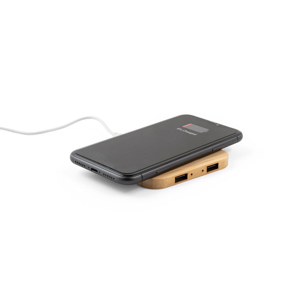 Carregador Wireless Super Rápido Personalizado - S97123 para Brindes de Eventos e Feiras da Zen Brindes.