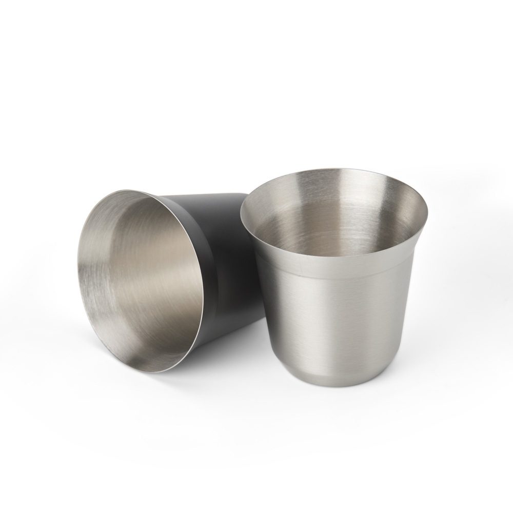 Copo Inox Personalizado 100 ml para Brindes Corporativos - X03969 para Brindes de Eventos e Feiras da Zen Brindes.