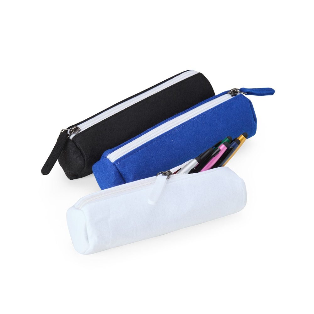 Estojo Escolar de Feltro Personalizado - X02201 para Brindes de Eventos e Feiras da Zen Brindes.