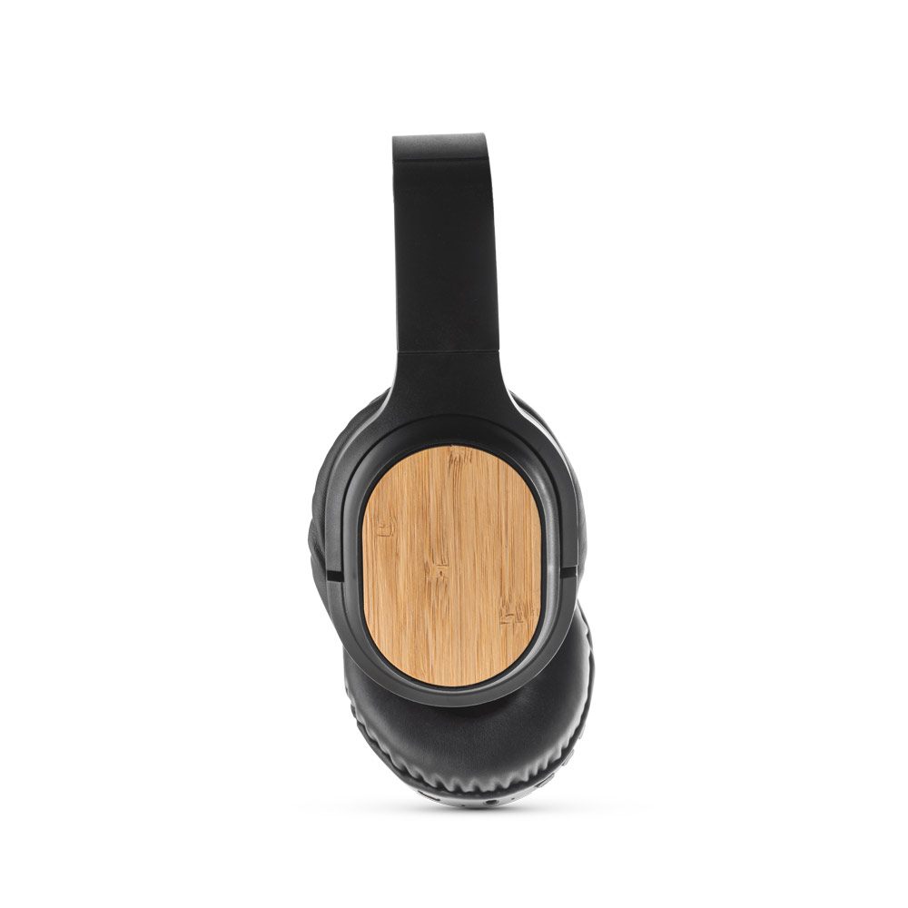Fones de Ouvido Wireless em Bambu Personalizado - S97126 para Brindes de Eventos e Feiras da Zen Brindes.