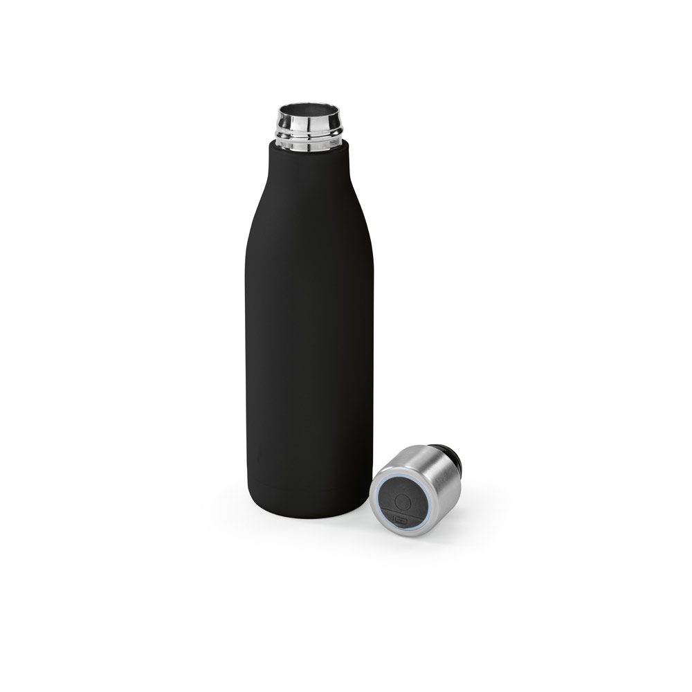 Garrafa Personalizada Inox Reciclado 500 ml - S94343 para Brindes de Eventos e Feiras da Zen Brindes.