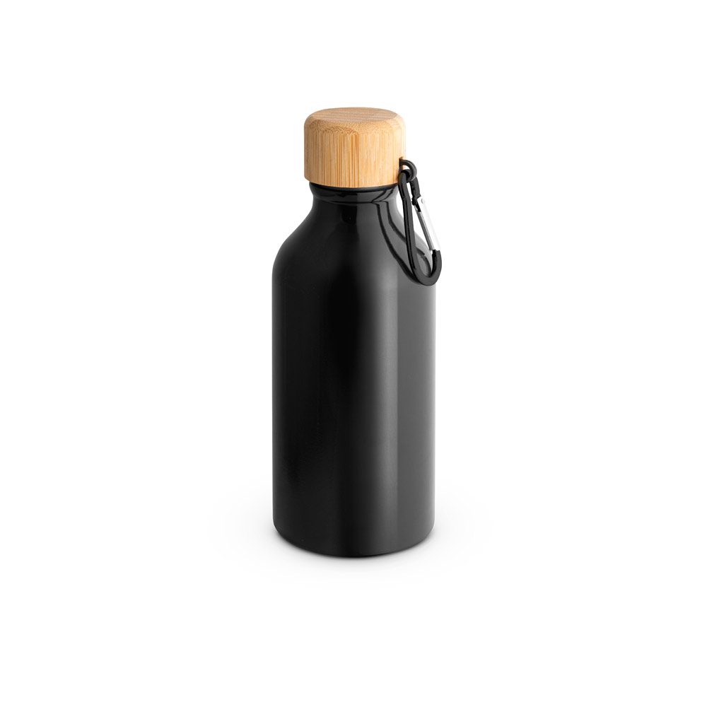 Garrafa Personalizada de Alumínio Reciclado 400 ml - S94325 para Brindes de Eventos e Feiras da Zen Brindes.