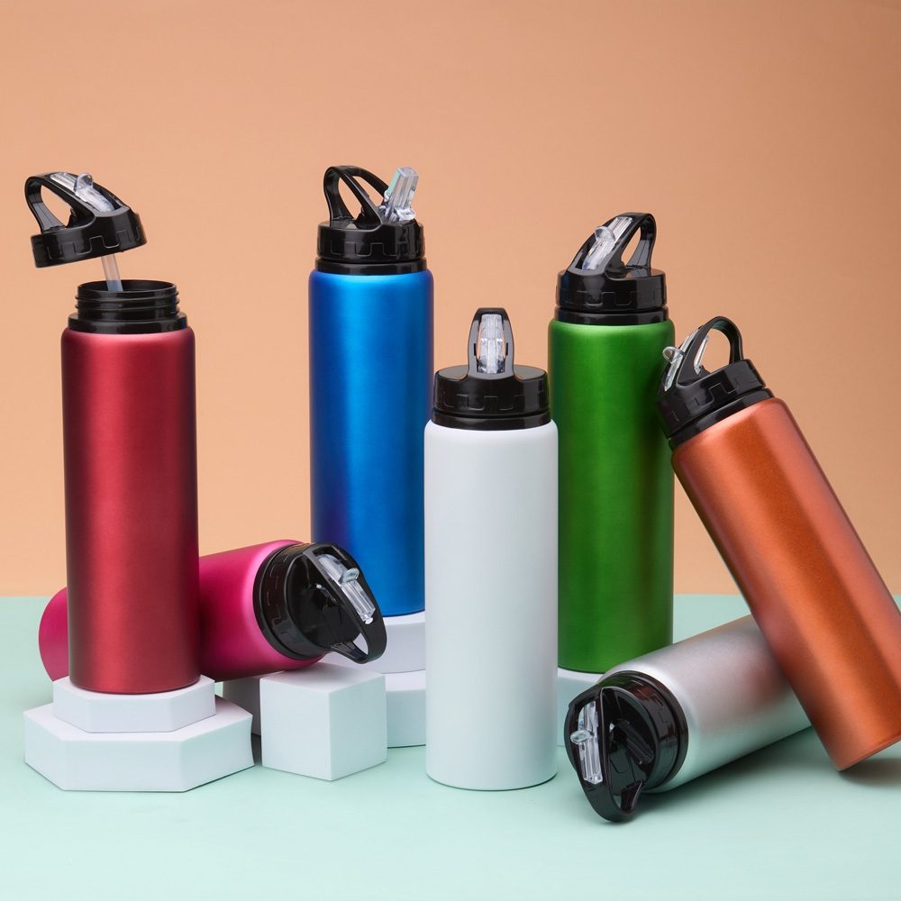 Garrafa de Alumínio Personalizada 800 ml - X18746 para Brindes de Eventos e Feiras da Zen Brindes.