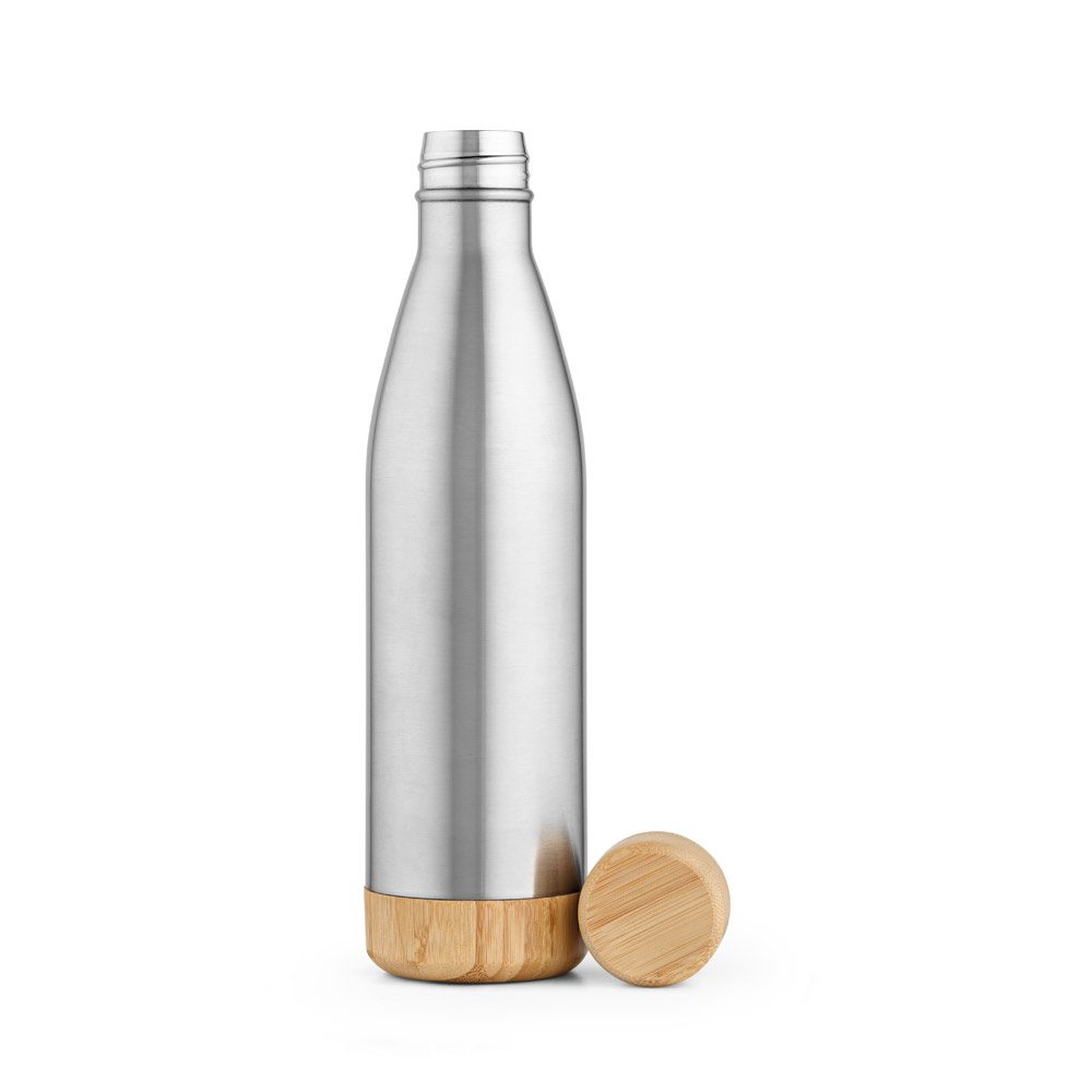 Garrafa em Inox Reciclado Personalizado 800 ml - S94337 para Brindes de Eventos e Feiras da Zen Brindes.