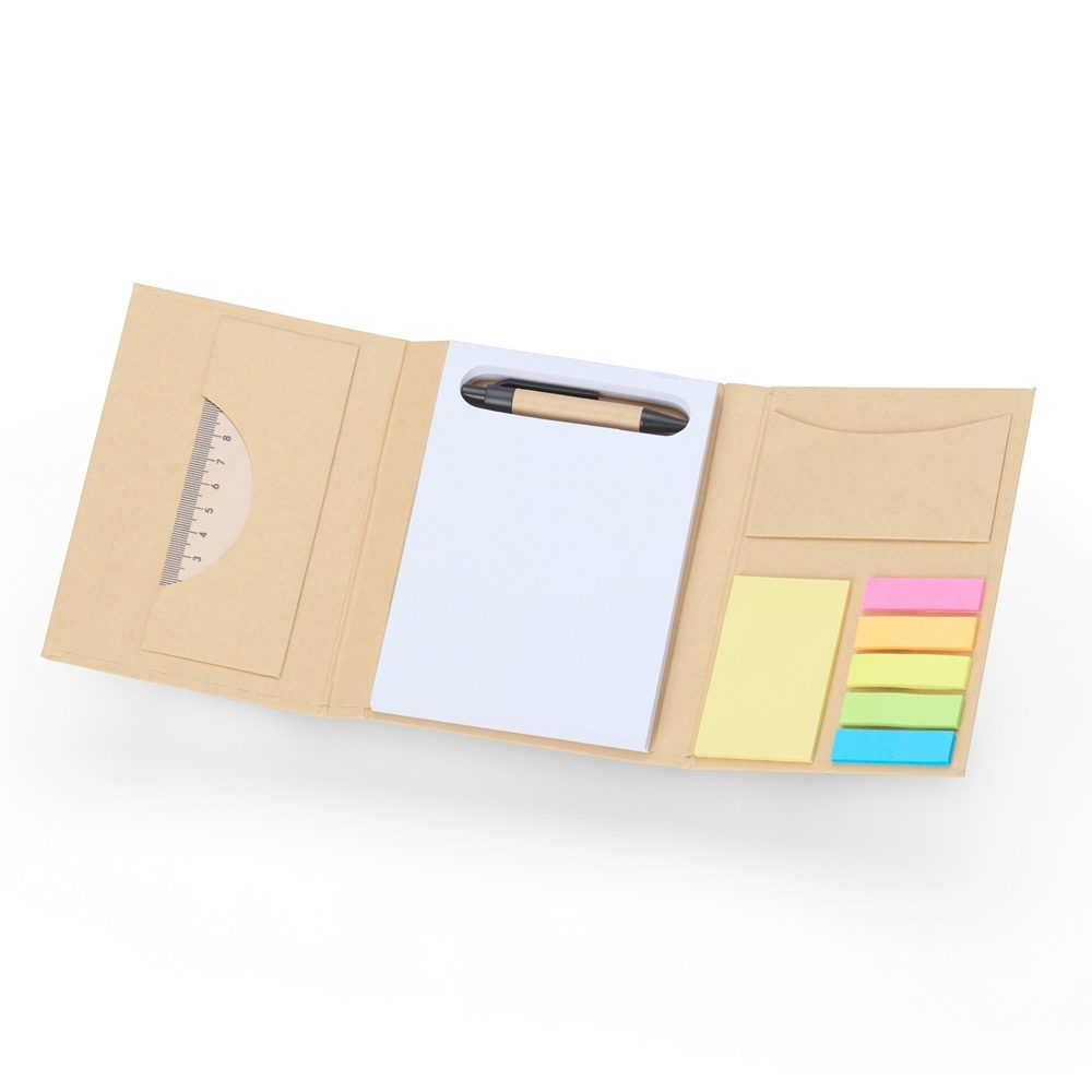 Kit Bloco de Anotação Personalizado - X11194 para Brindes de Eventos e Feiras da Zen Brindes.