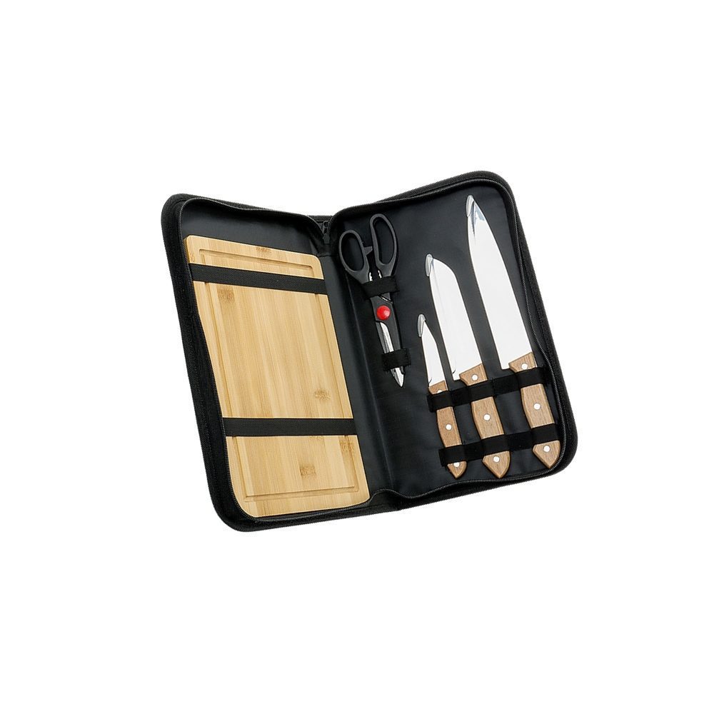 Kit Churrasco Personalizado para Eventos Corporativos - X02250 para Brindes de Eventos e Feiras da Zen Brindes.