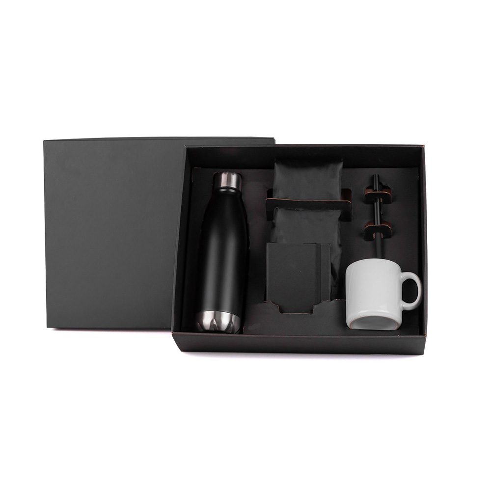 Kit Mochila e Acessórios 5 Peças Personalizado - MKT-9036E para Brindes de Eventos e Feiras da Zen Brindes.