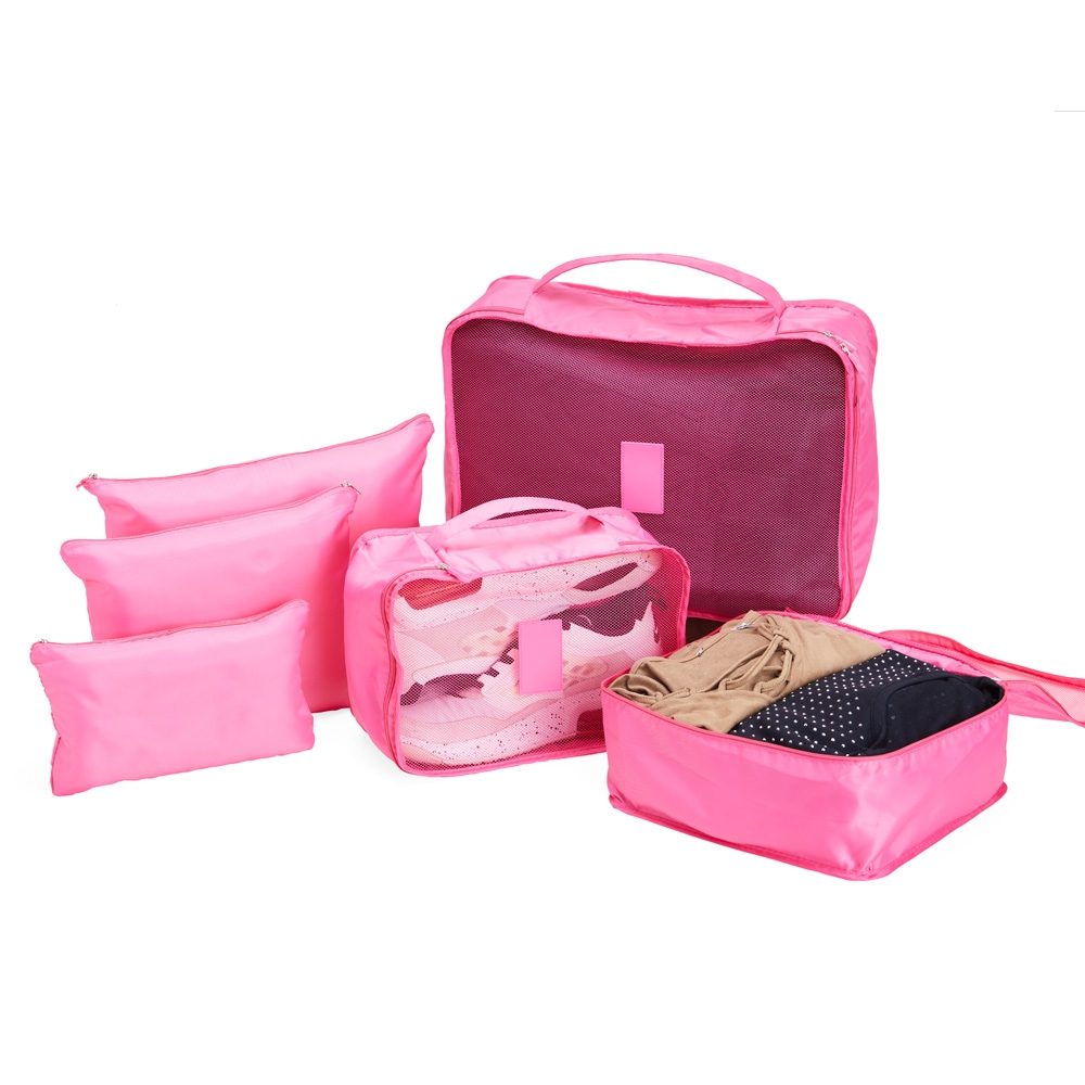 Kit Necessaire 6 Peças Personalizado - X18538B para Brindes de Eventos e Feiras da Zen Brindes.