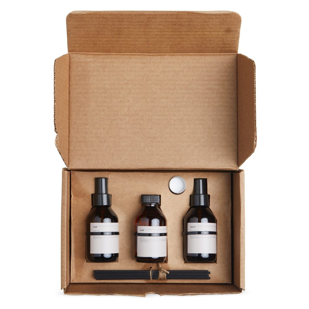 Kit Personalizado com 3 Aromas para Ambientes Avelã - X15012C para Brindes de Eventos e Feiras da Zen Brindes.