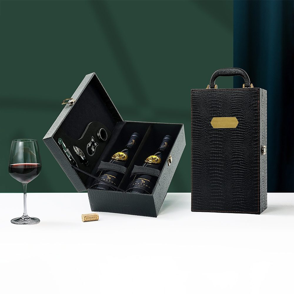 Kit Vinho 4 Peças Personalizado - X03495 para Brindes de Eventos e Feiras da Zen Brindes.