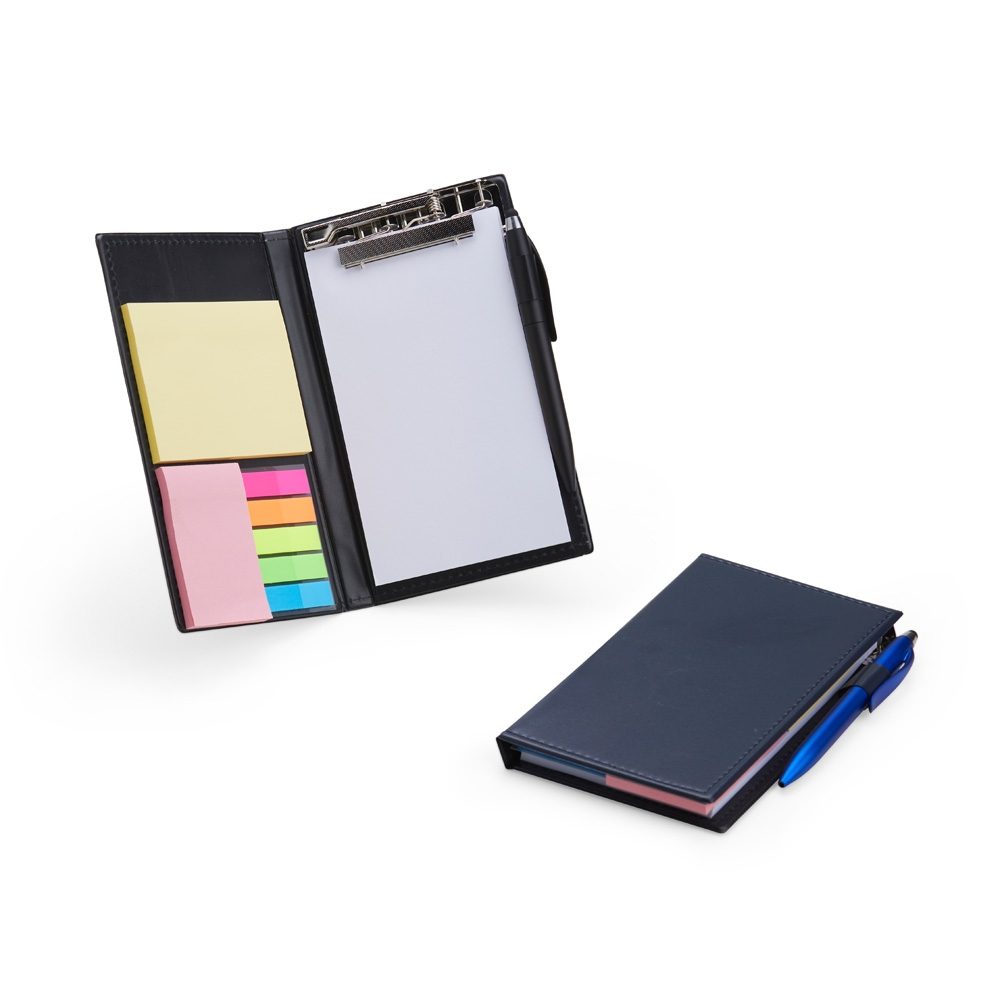 Kit para Anotações com Caneta Personalizado - X18739 para Brindes de Eventos e Feiras da Zen Brindes.