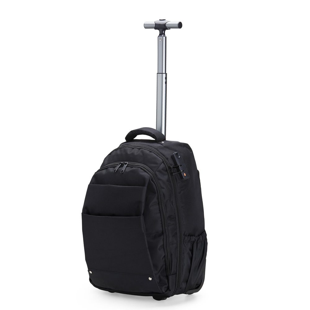 Mochila com Rodinhas Personalizada 27 Litros - X01443 para Brindes de Eventos e Feiras da Zen Brindes.