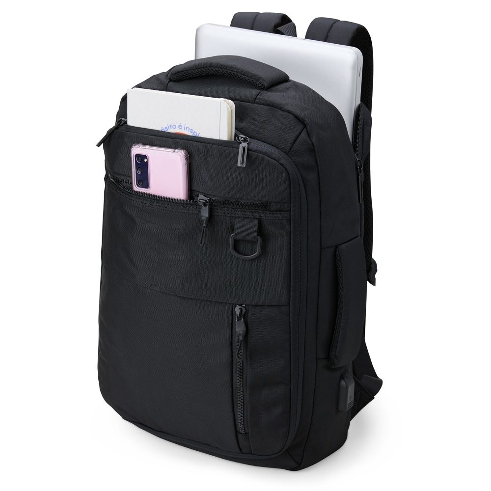 Mochila de Nylon 20 Litros Personalizado - X07001 para Brindes de Eventos e Feiras da Zen Brindes.