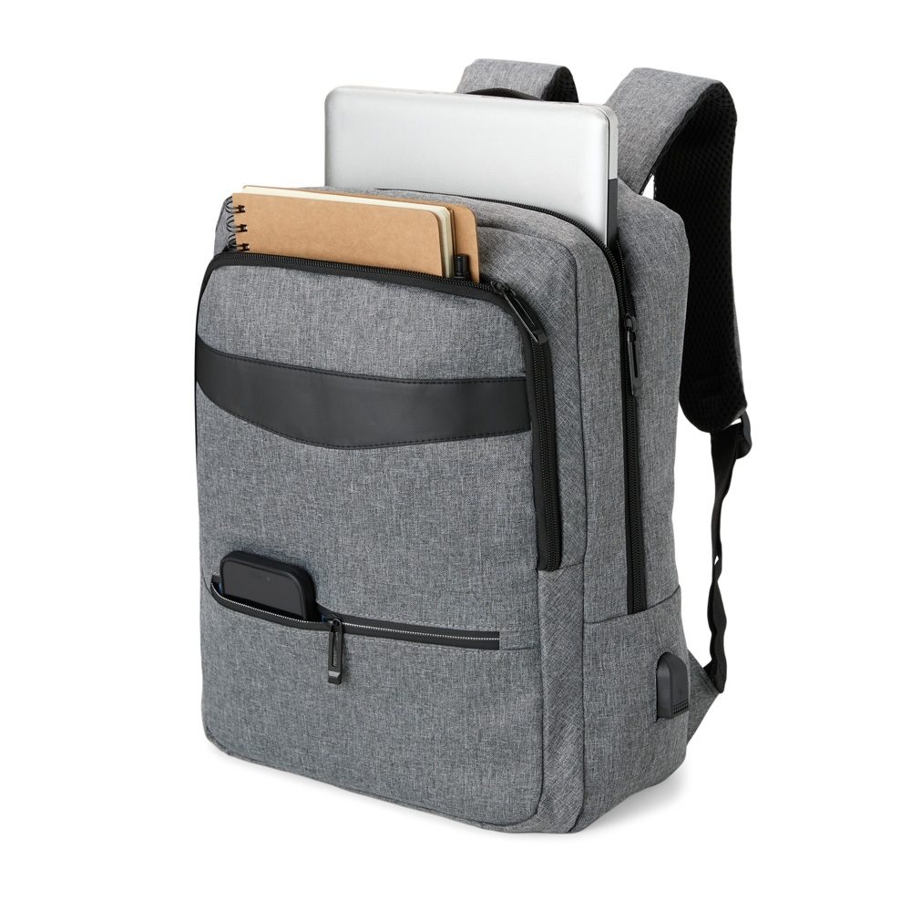 Mochila de Nylon 22 Litros Personalizada - X01350B para Brindes de Eventos e Feiras da Zen Brindes.