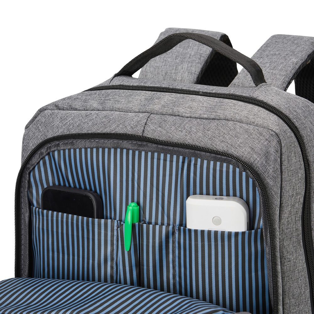 Mochila de Nylon 22 Litros Personalizada - X01350B para Brindes de Eventos e Feiras da Zen Brindes.