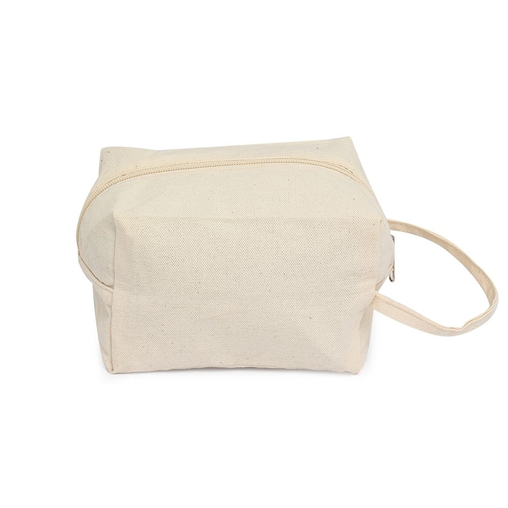 Necessaire Algodão Personalizado - X15066 para Brindes de Eventos e Feiras da Zen Brindes.