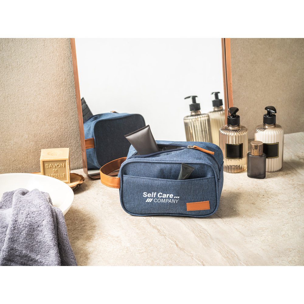 Necessaire Bolsa de Cosméticos Personalizado - S92364 para Brindes de Eventos e Feiras da Zen Brindes.