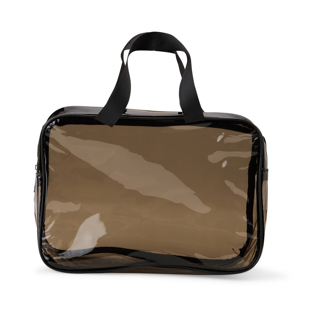 Necessaire Plástica Personalizada para Brindes - X18774 para Brindes de Eventos e Feiras da Zen Brindes.