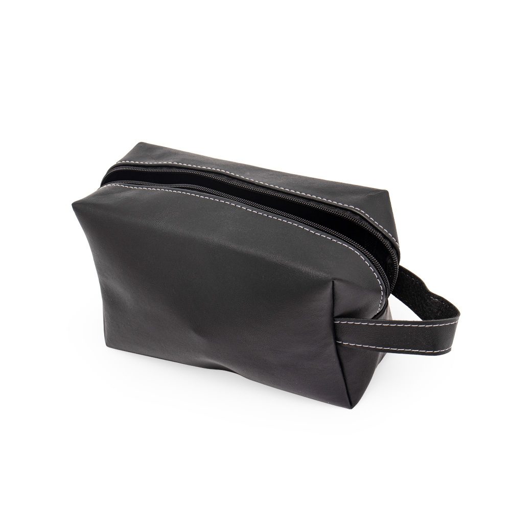 Necessaire de Couro Personalizada para Brindes Corporativos - X15120 para Brindes de Eventos e Feiras da Zen Brindes.