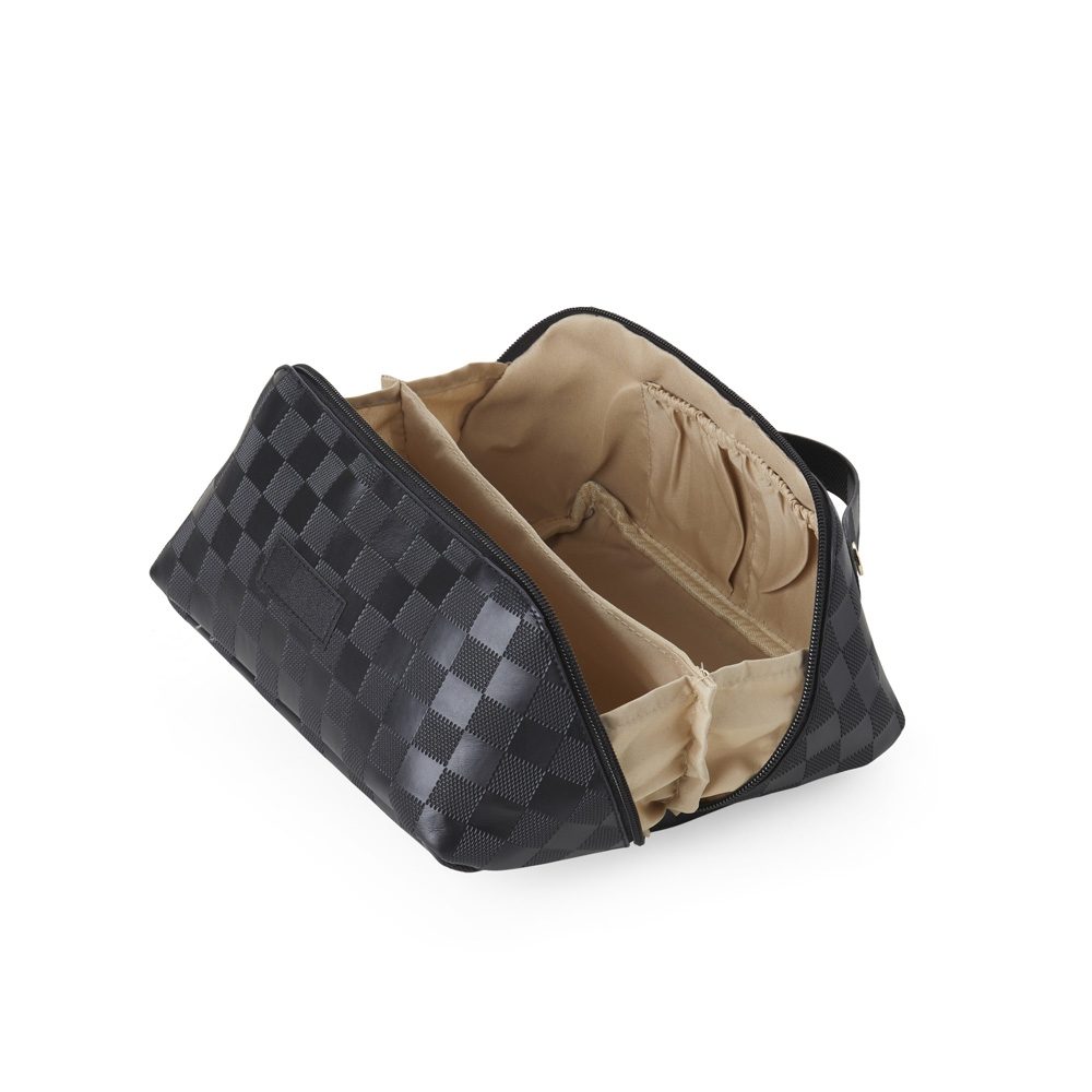 Necessaire de Couro Personalizado para Brindes Corporativos - X02405 para Brindes de Eventos e Feiras da Zen Brindes.
