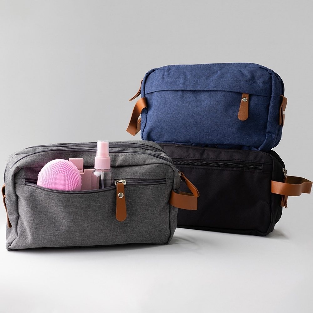 Necessaire de Poliéster Personalizado - X18753 para Brindes de Eventos e Feiras da Zen Brindes.