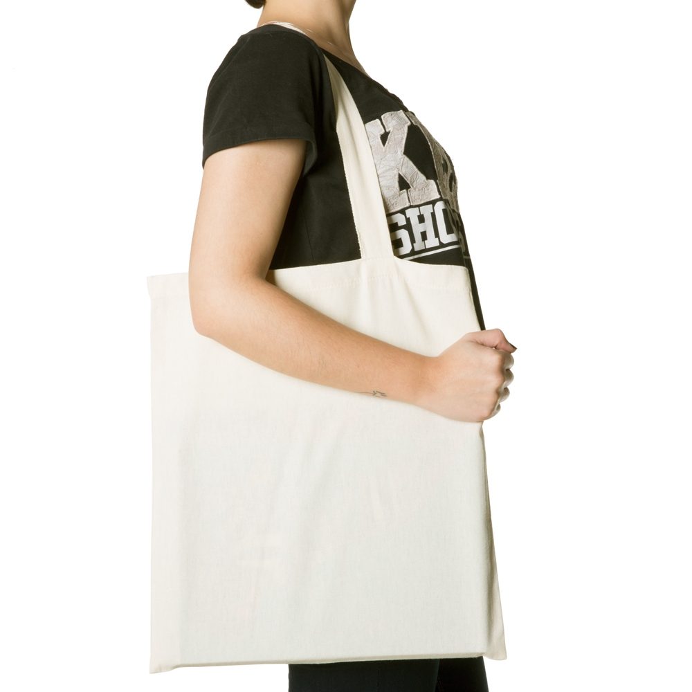 Sacola Ecobag de Algodão Personalizada - X13803N para Brindes de Eventos e Feiras da Zen Brindes.