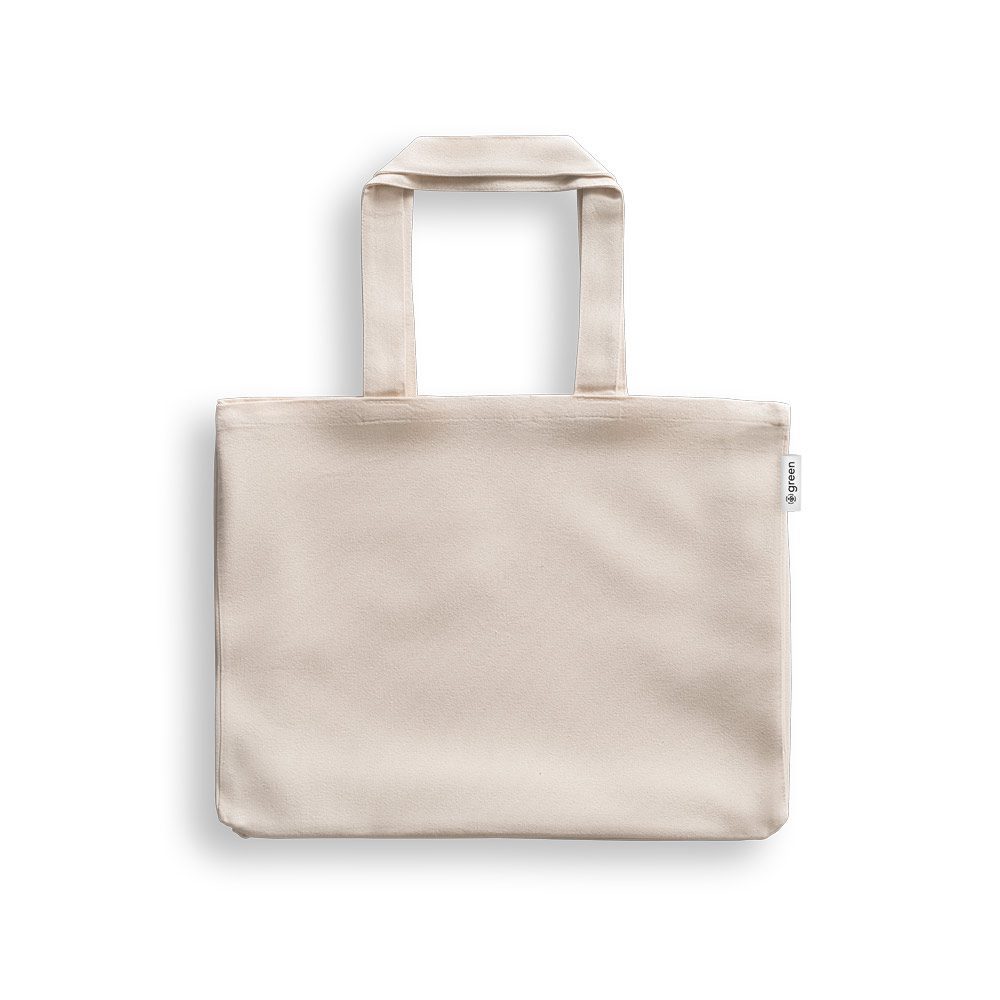 Sacola Ecológica Reciclada Personalizada - S92330 para Brindes de Eventos e Feiras da Zen Brindes.