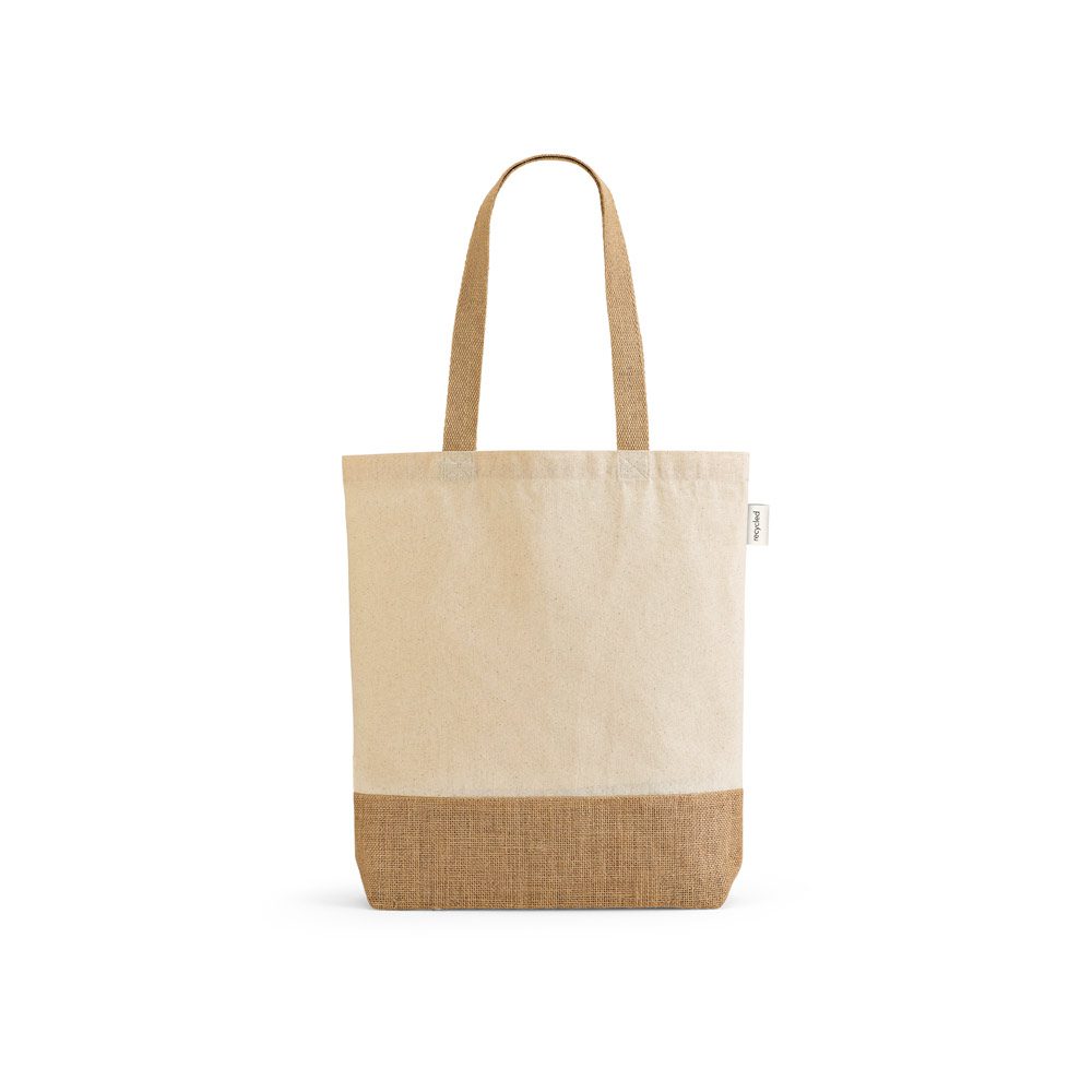 Sacola Ecológica Reciclada Personalizada - S92345 para Brindes de Eventos e Feiras da Zen Brindes.