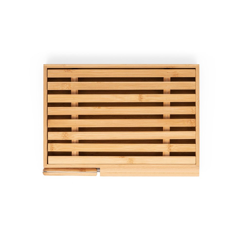 Tábua para Pão em Bambu Personalizado - S94321 para Brindes de Eventos e Feiras da Zen Brindes.