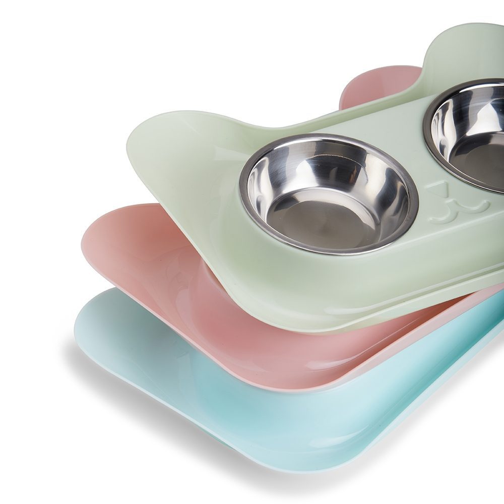 Tigela Dupla Personalizada para Pets - Zen Brindes - X03150 para Brindes de Eventos e Feiras da Zen Brindes.