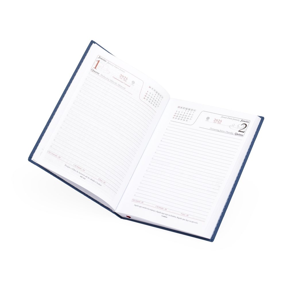 Agenda Personalizada - AGENDA DIÁRIA 2025 - Zen Brindes
