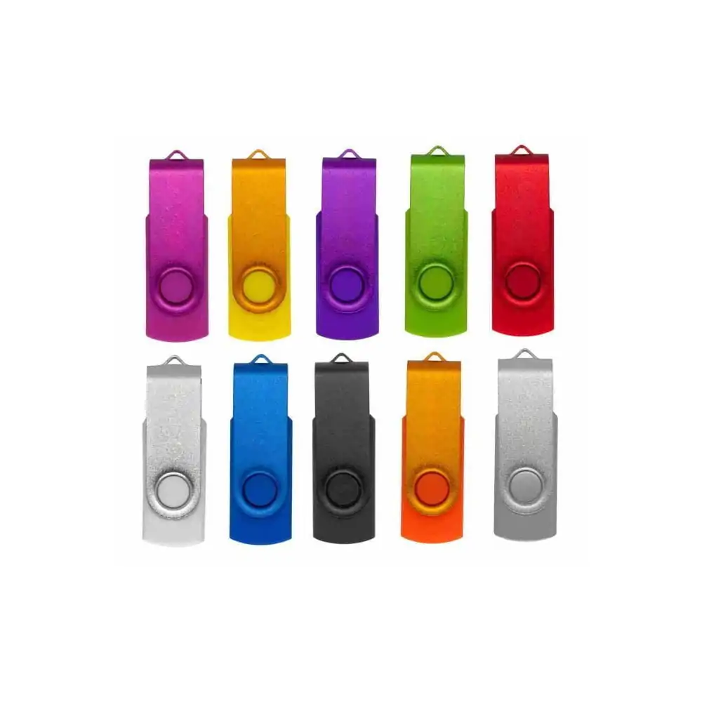 Pen Drive Giratório Color Fun - P042 - Pen Drives Brinde Personalizado - Zen Brindes