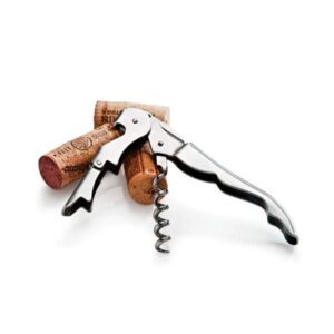 Abridor Saca-Rolhas Personalizado em Metal Vêneto - MPV-00570 para Brindes de Eventos e Feiras da Zen Brindes.