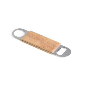 Abridor de Garrafa de Madeira Personalizado - X01304 para Brindes de Eventos e Feiras da Zen Brindes.