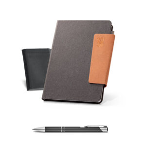 Agenda B5 Personalizada em Pele Reciclada - S66217 para Brindes de Eventos e Feiras da Zen Brindes.