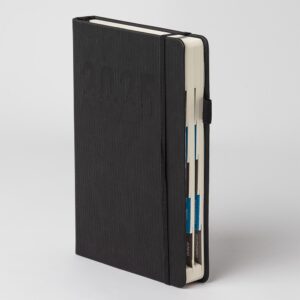 Agenda em Couro Personalizado 2025 - X02469 para Brindes de Eventos e Feiras da Zen Brindes.