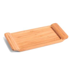 Bandeja Capacete em Bambu Personalizado - MBT-02833 para Brindes de Eventos e Feiras da Zen Brindes.