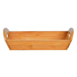 Bandeja para Pães em Bambu Personalizado - MBT-00333 para Brindes de Eventos e Feiras da Zen Brindes.