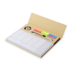 Bloco de Anotação Personalizado com Planejamento Diário - ABL034 para Brindes de Eventos e Feiras da Zen Brindes.