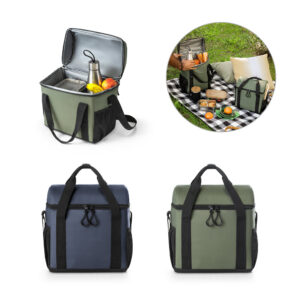 Bolsa Térmica Reciclado Personalizado - S92184 para Brindes de Eventos e Feiras da Zen Brindes.