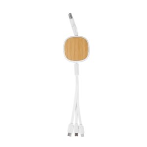 Cabo USB Retrátil 3 em 1 Personalizado - X14971 para Brindes de Eventos e Feiras da Zen Brindes.