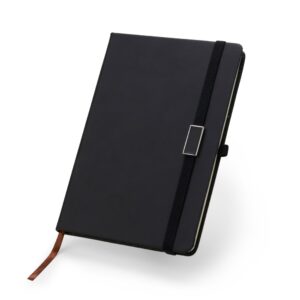 Caderneta com Pauta Emborrachada Personalizado - X03002B para Brindes de Eventos e Feiras da Zen Brindes.