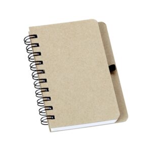Caderneta em Kraft Personalizada para Brindes Corporativos - X14837 para Brindes de Eventos e Feiras da Zen Brindes.