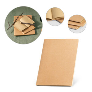 Caderno A4 Personalizado com Capa em Cartão 250 g/m² - S53625 para Brindes de Eventos e Feiras da Zen Brindes.