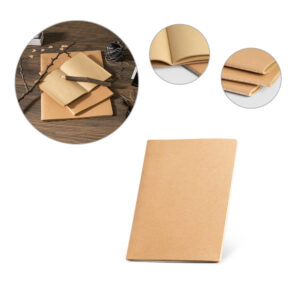 Caderno A5 Personalizado com Capa em Cartão 250 g/m² - S53626 para Brindes de Eventos e Feiras da Zen Brindes.