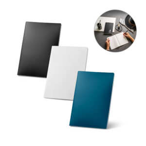 Caderno A5 Personalizado em Papel Pedra 620G - S93283 para Brindes de Eventos e Feiras da Zen Brindes.