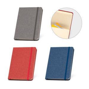 Caderno A5 Personalizado em rPET para Eventos Corporativos - S53630 para Brindes de Eventos e Feiras da Zen Brindes.